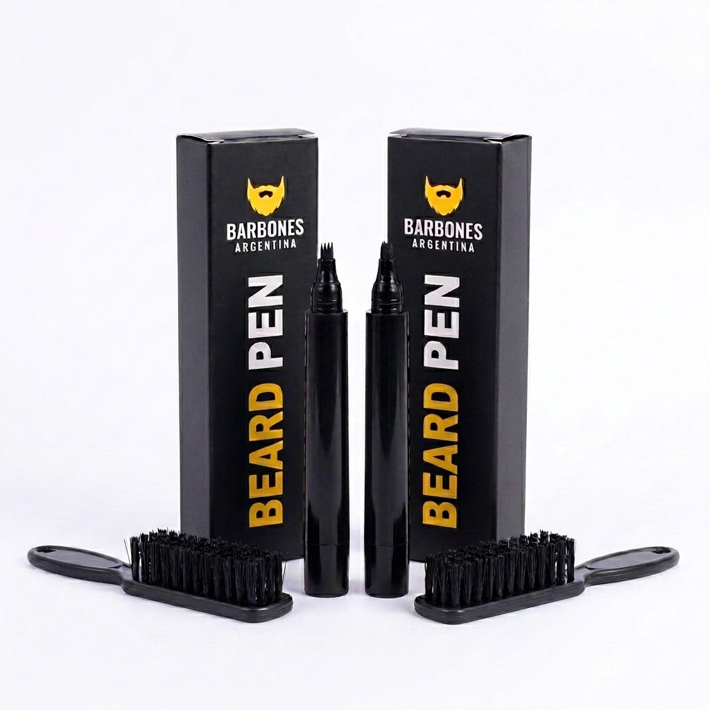 Lápiz Barbones BeardPen + Cepillo