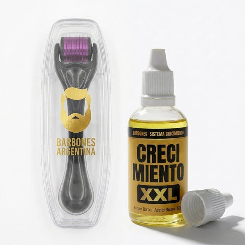 Kit CRECIMIENTO ACELERADO Crecimiento XXL + Dermaroller