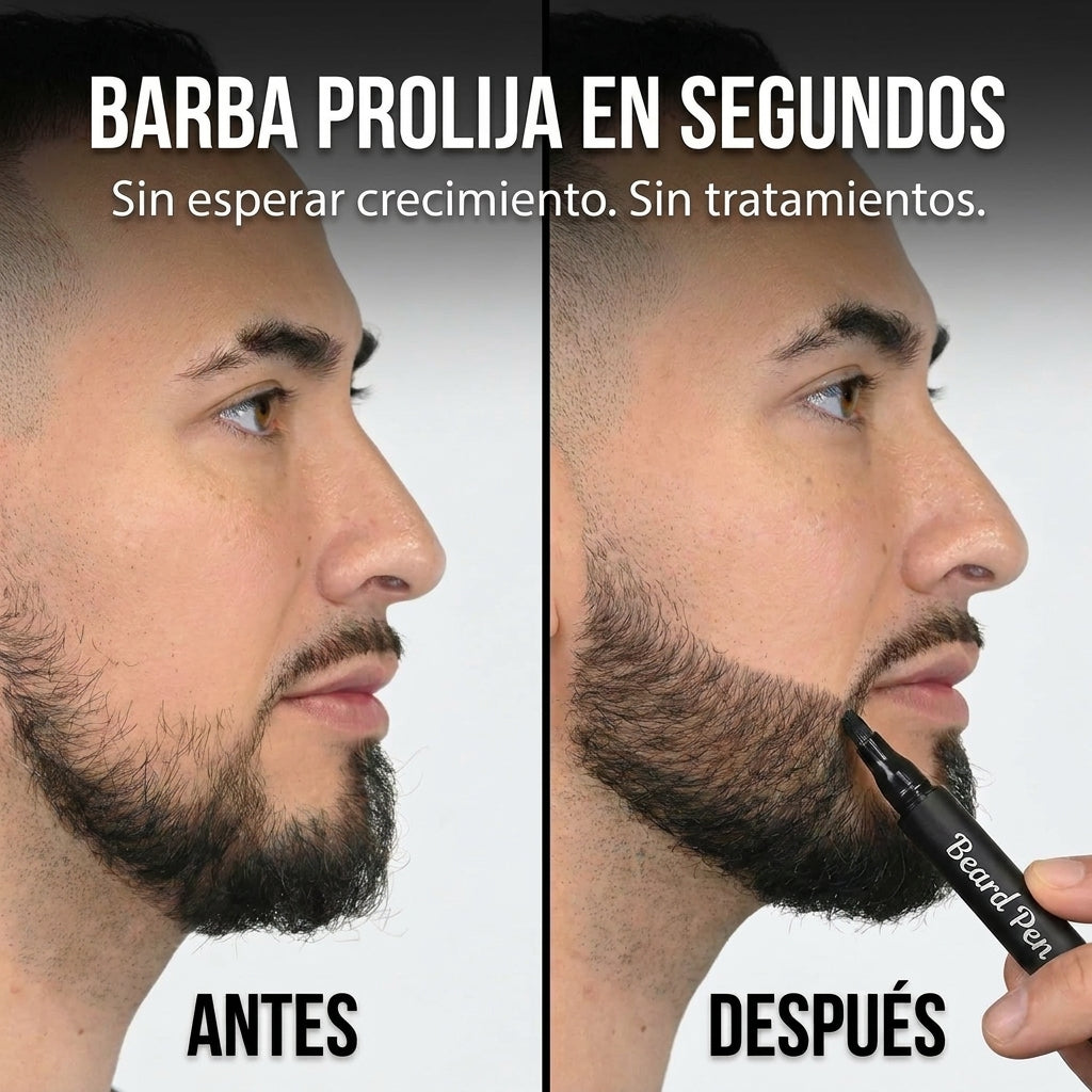 Lápiz Barbones BeardPen + Cepillo